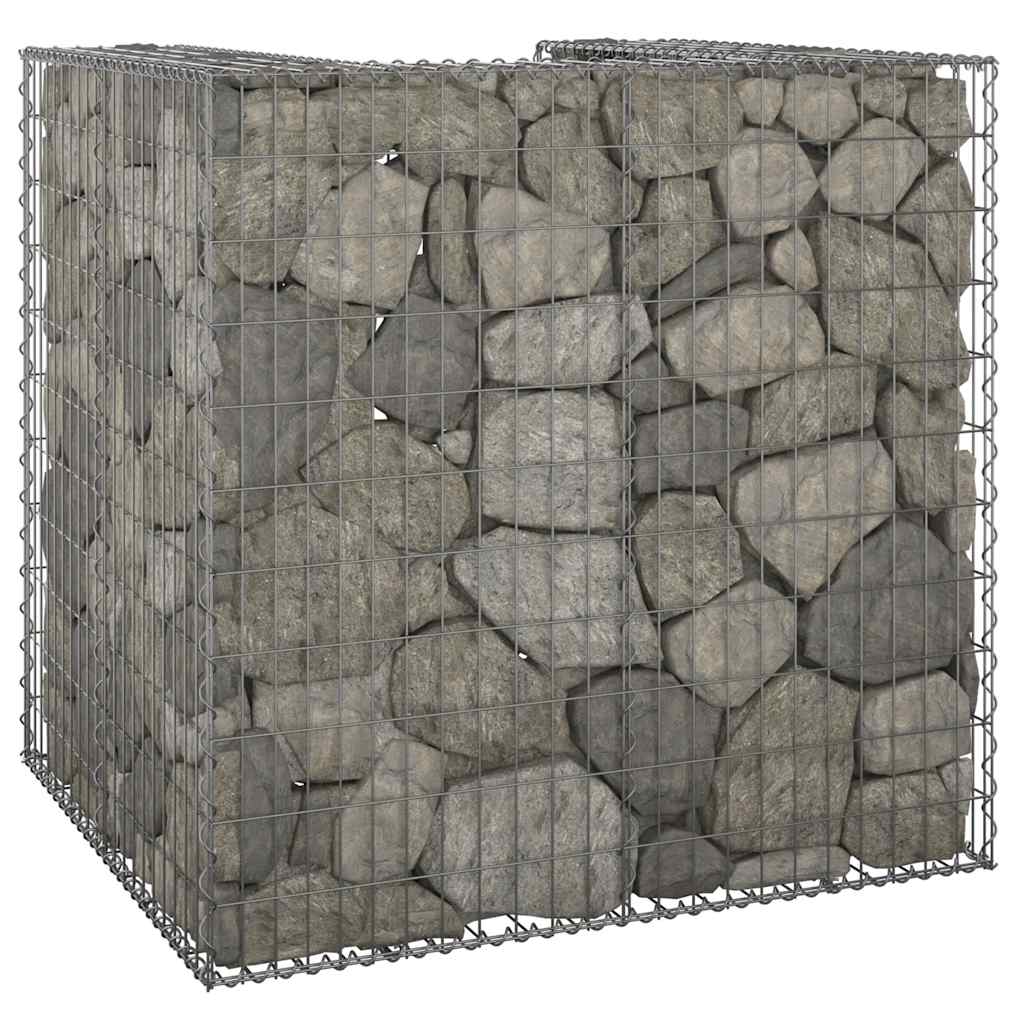 Vidaxl schanskorf voor container 110x100x110 cm gegalvaniseerd staal
