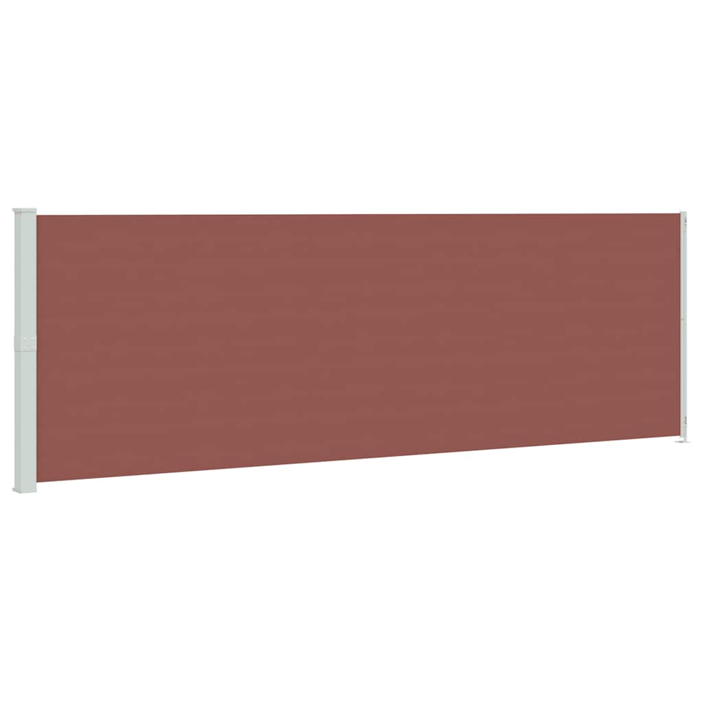 Vidaxl tuinscherm uittrekbaar 200x600 cm bruin