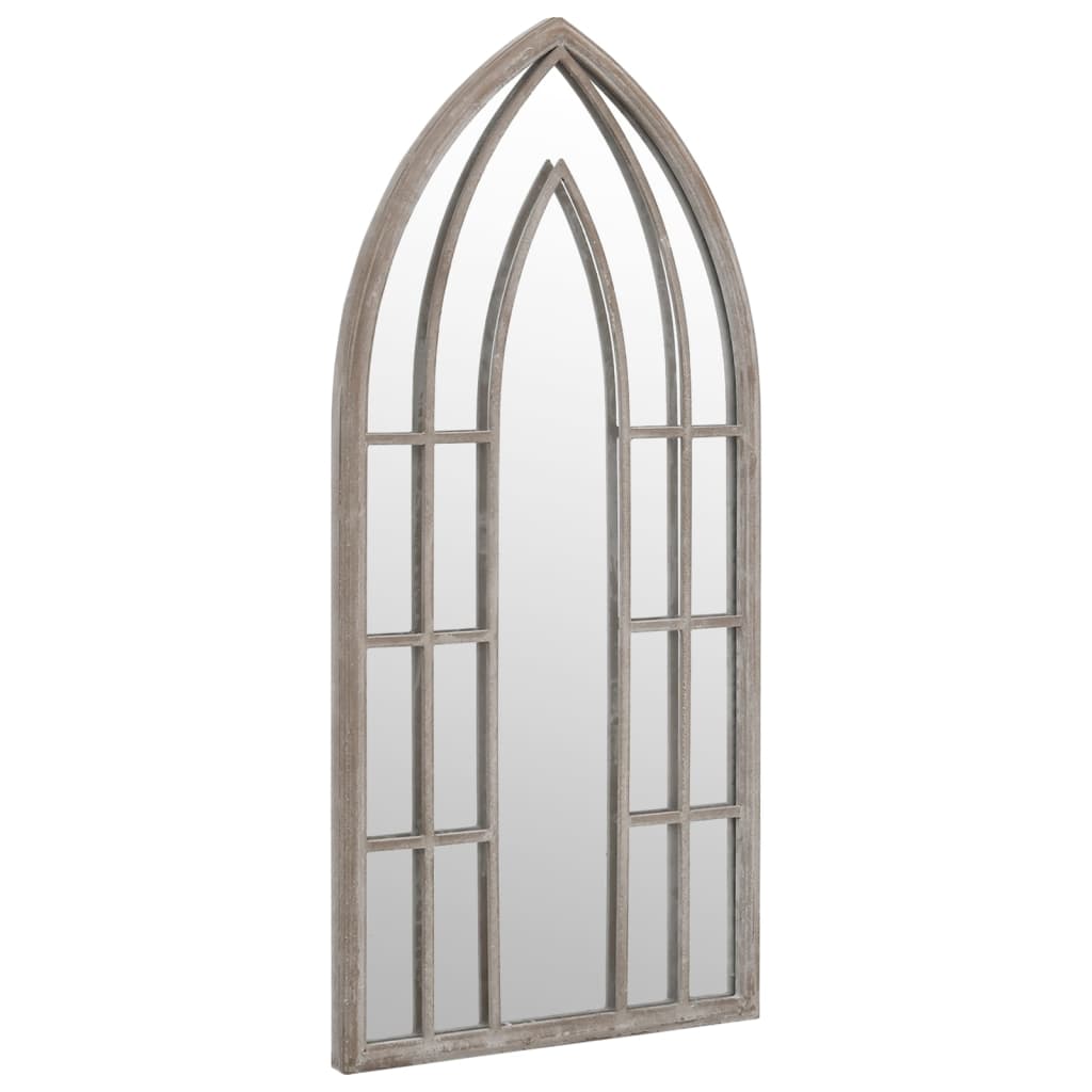 Vidaxl spiegel 70x30 cm ijzer zandkleurig