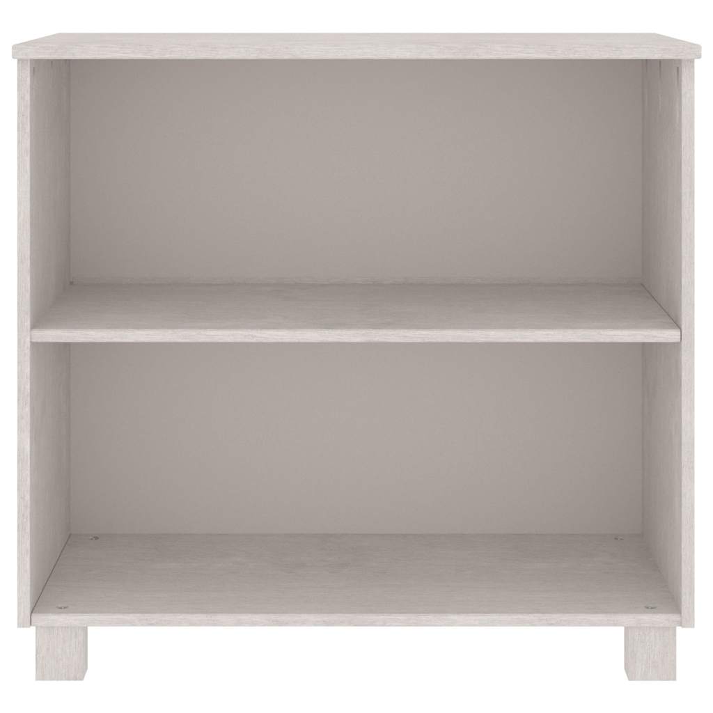 Vidaxl dressoir hamar 85x35x80 cm massief grenenhout wit
