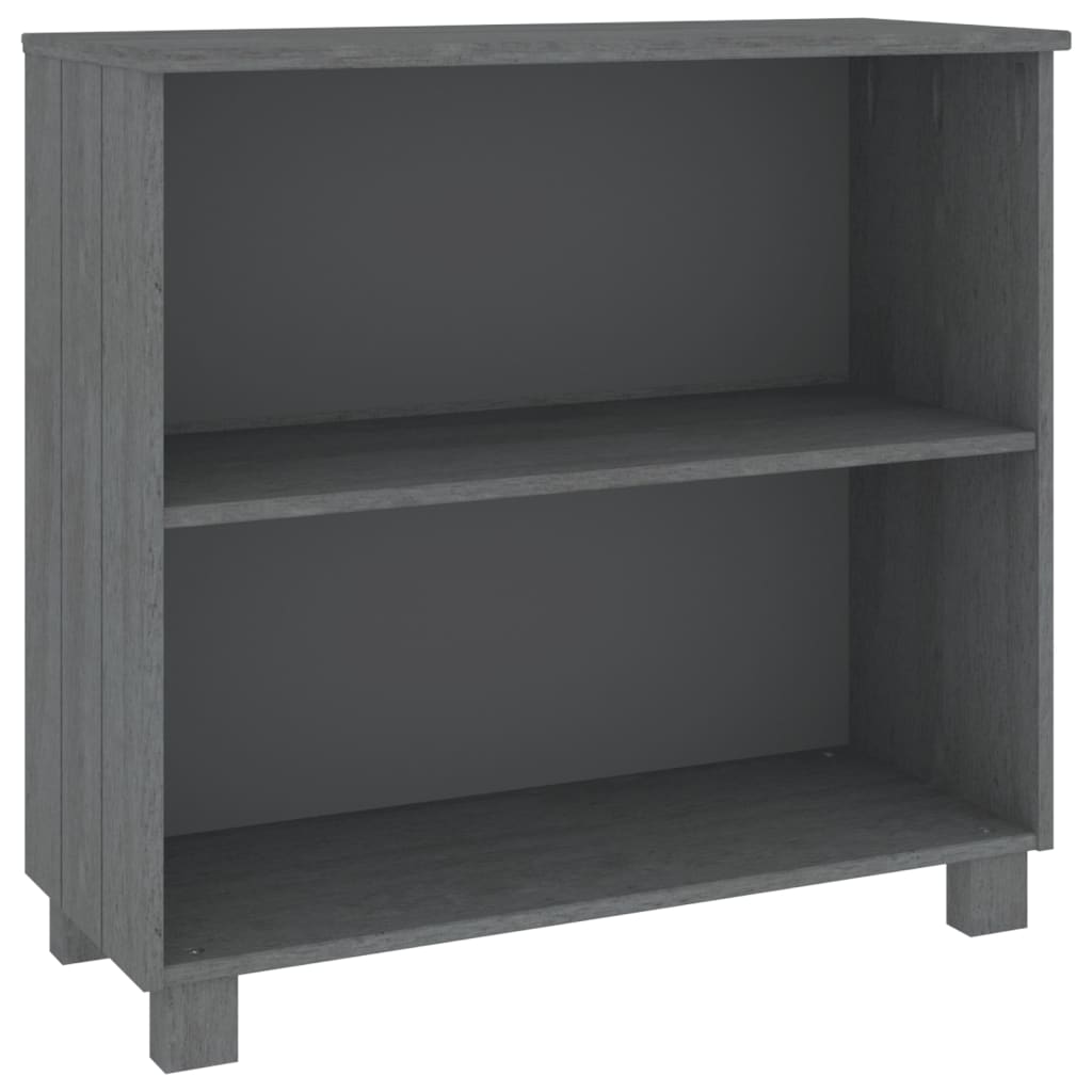 Vidaxl dressoir hamar 85x35x80 massief grenenhout donkergrijs