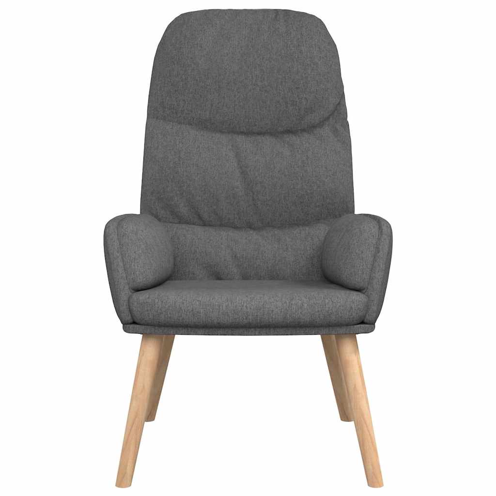 Vidaxl relaxstoel stof lichtgrijs