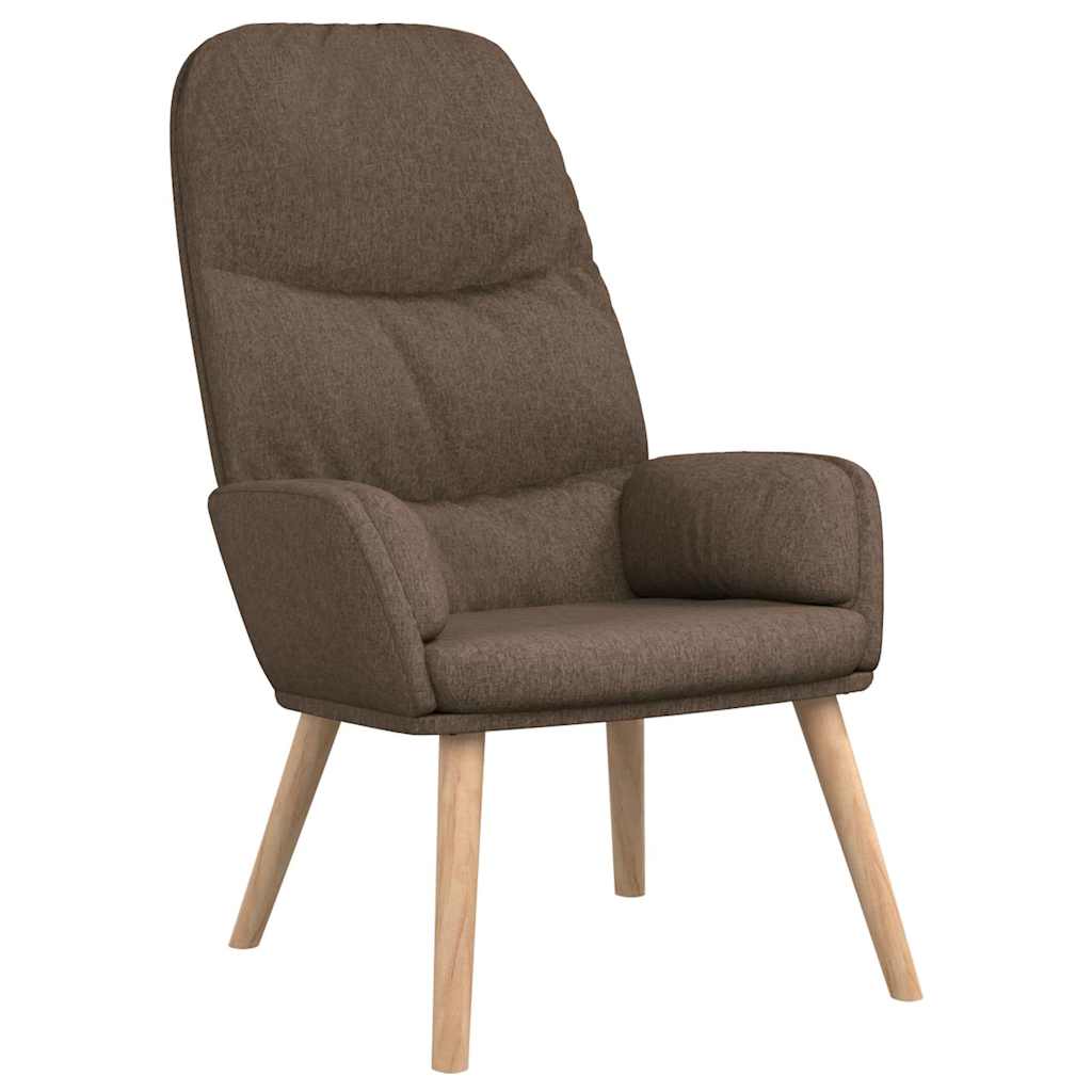 Vidaxl relaxstoel stof taupe