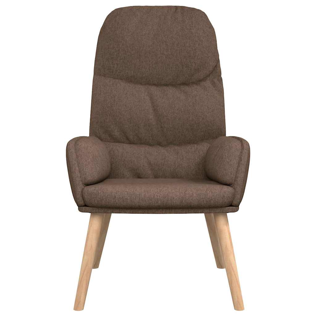 Vidaxl relaxstoel stof taupe