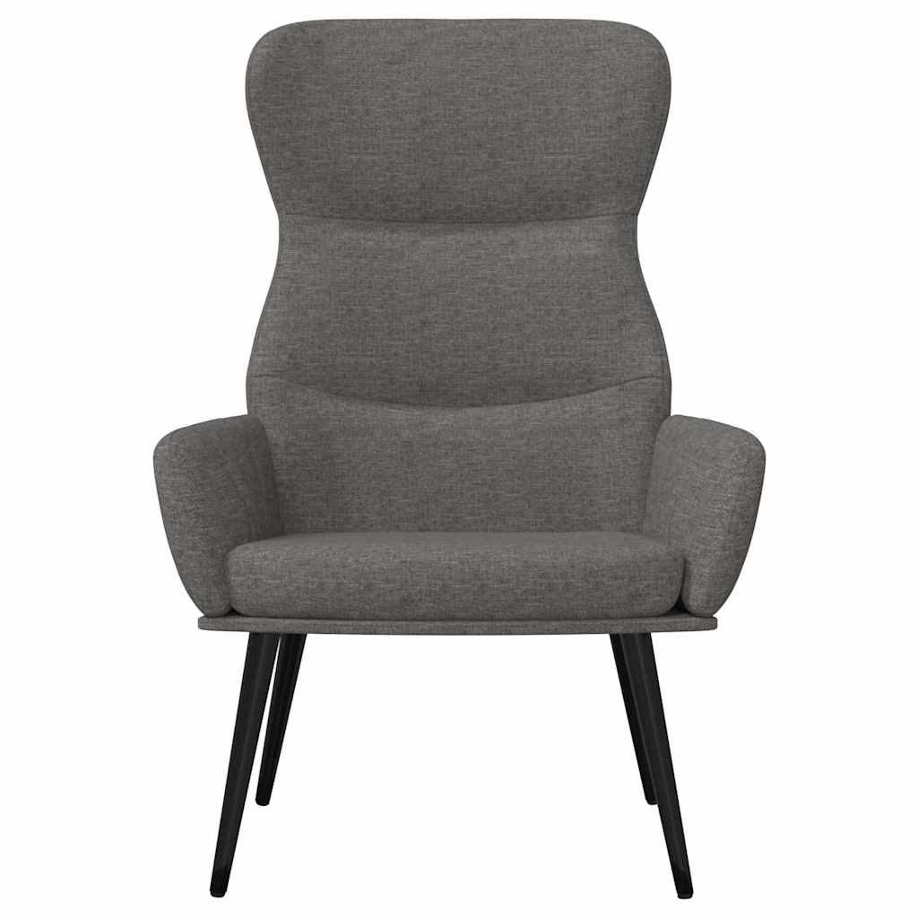 Vidaxl relaxstoel stof lichtgrijs