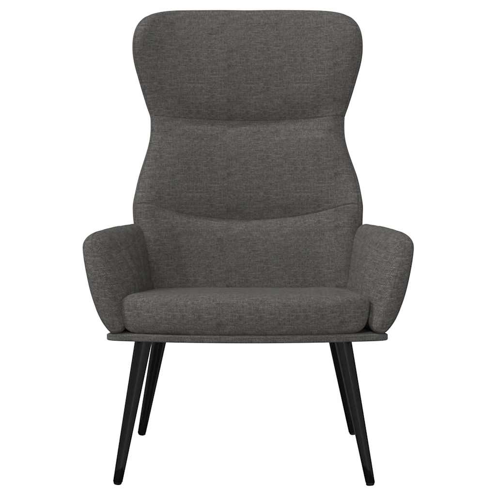 Vidaxl relaxstoel stof donkergrijs