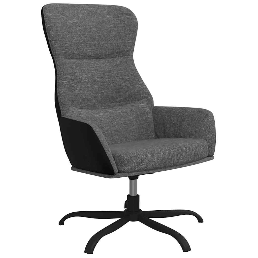 Vidaxl relaxstoel stof lichtgrijs