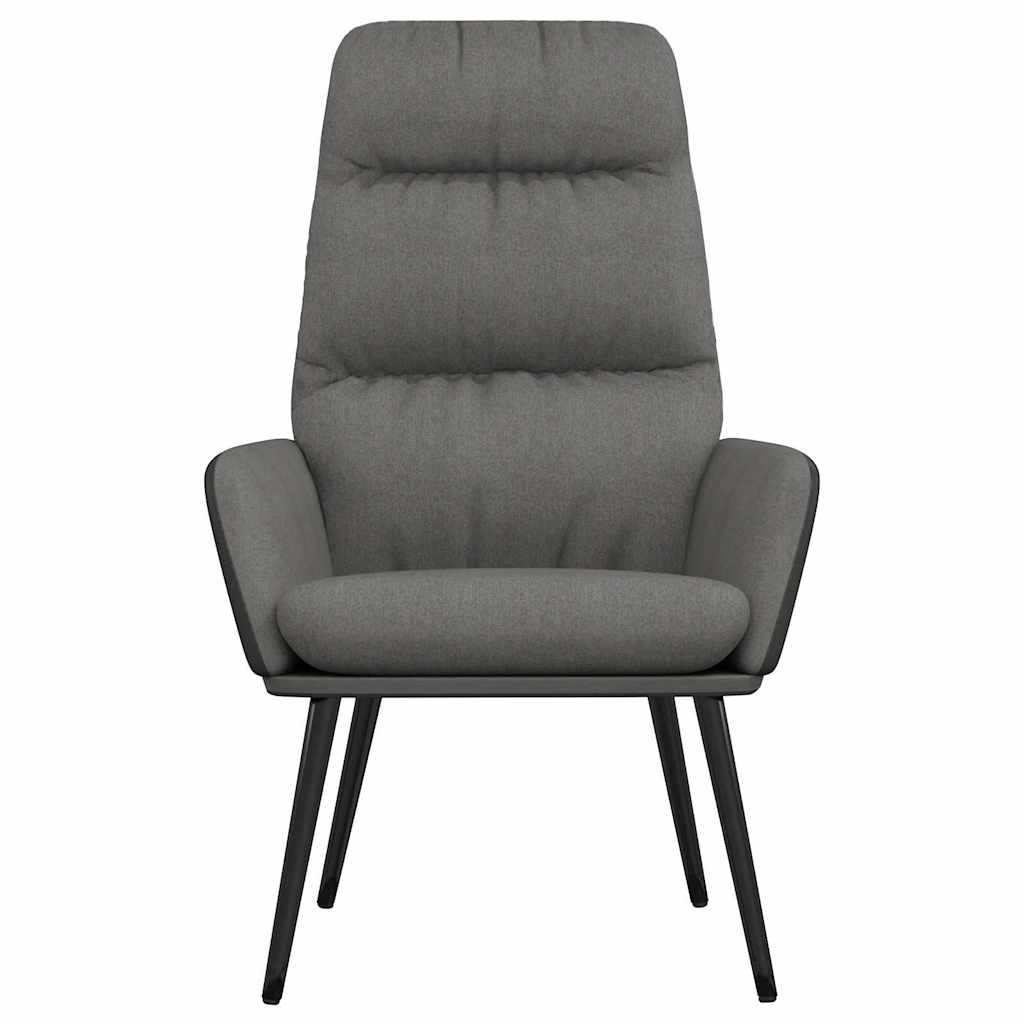 Vidaxl relaxstoel stof lichtgrijs