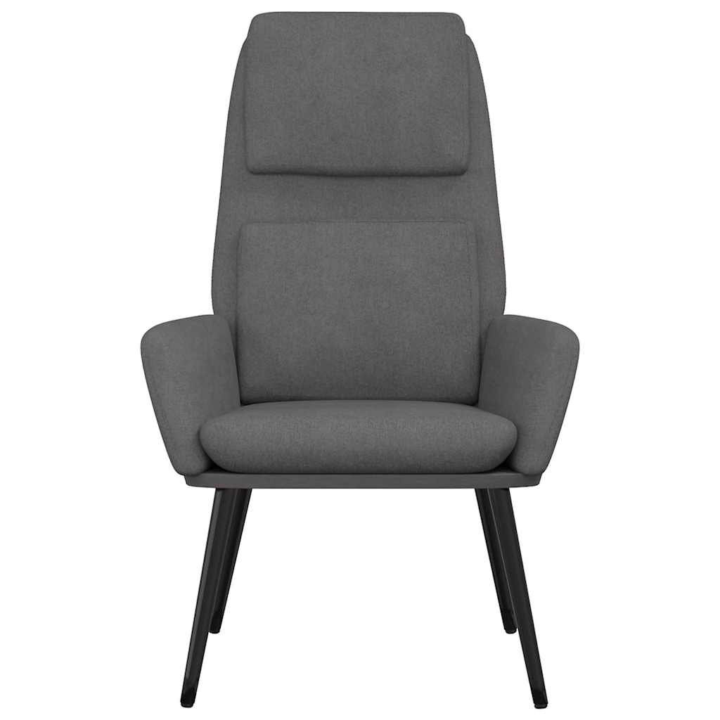 Vidaxl relaxstoel stof lichtgrijs