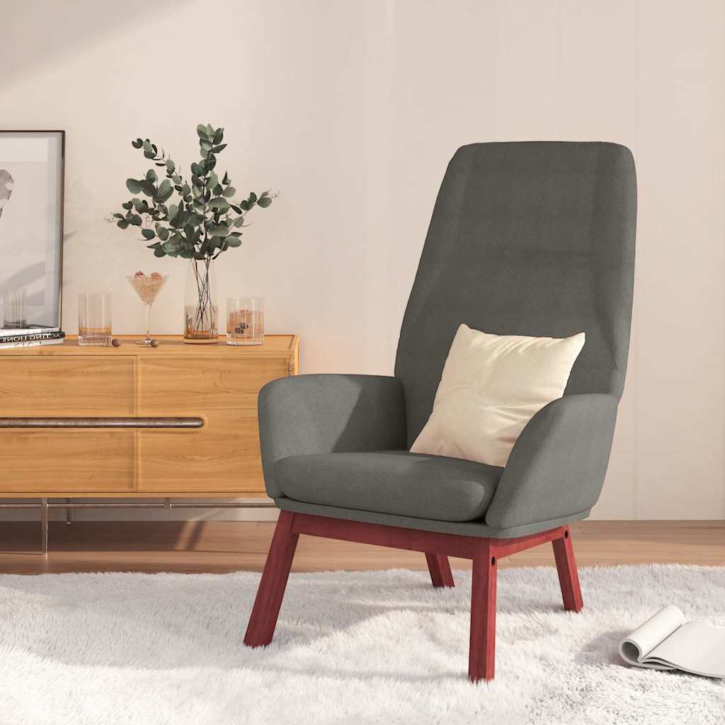 Vidaxl relaxstoel stof lichtgrijs