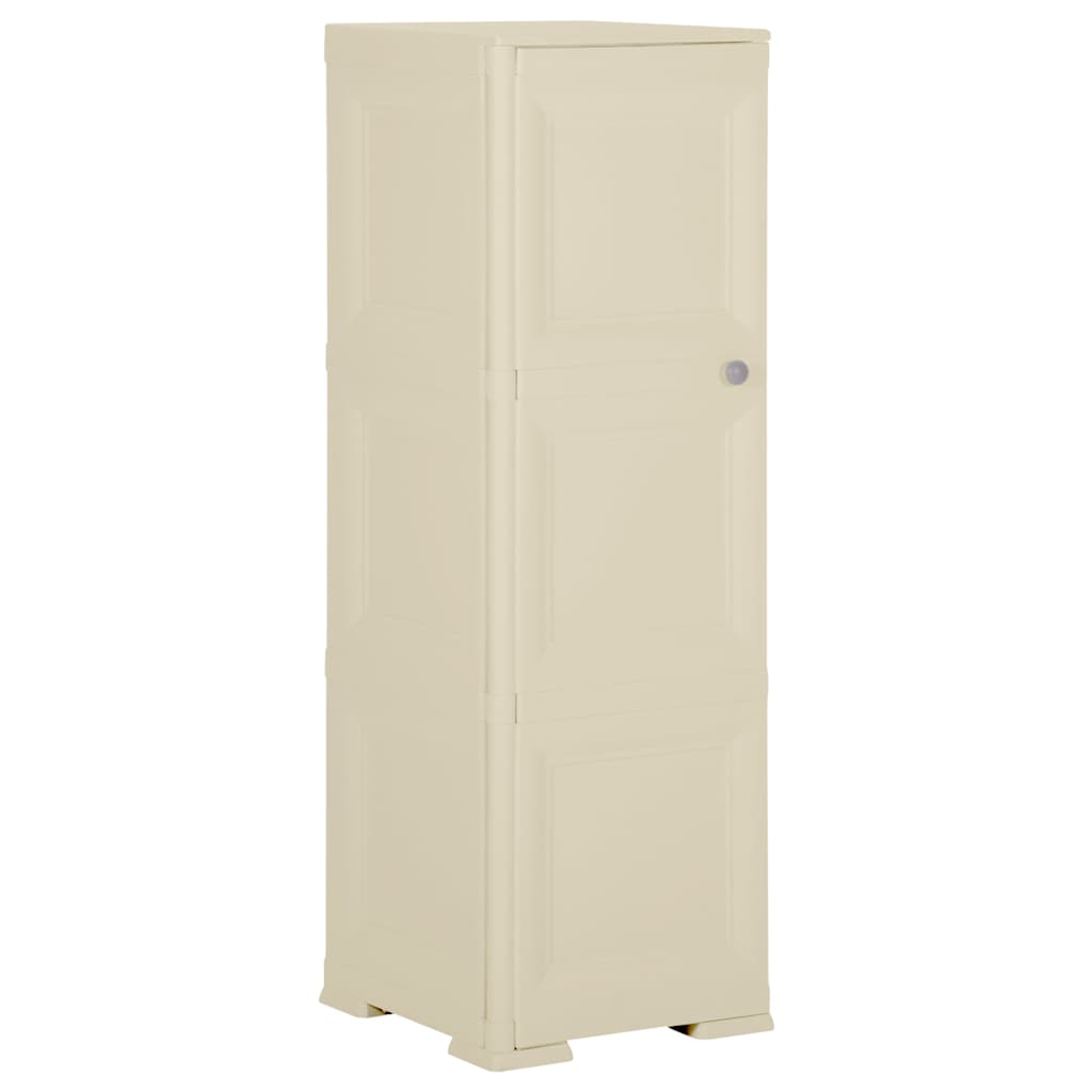 Vidaxl opbergkast hout-look 40x43x125 cm kunststof angorawit