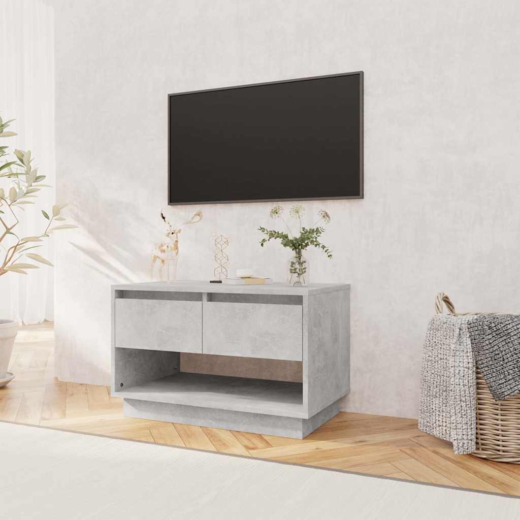 Vidaxl tv-meubel 70x41x44 cm bewerkt hout betongrijs