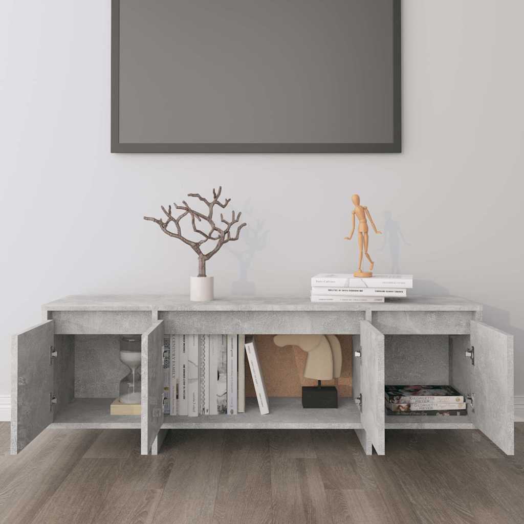 Vidaxl tv-meubel 120x30x40,5 cm bewerkt hout betongrijs
