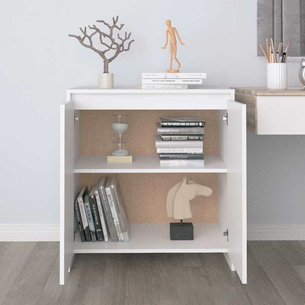 Vidaxl dressoir 70x41x75 cm bewerkt hout wit