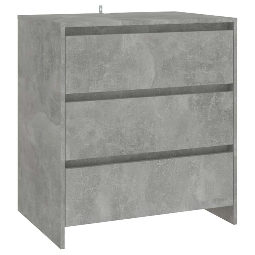 Vidaxl dressoir 70x41x75 cm bewerkt hout betongrijs