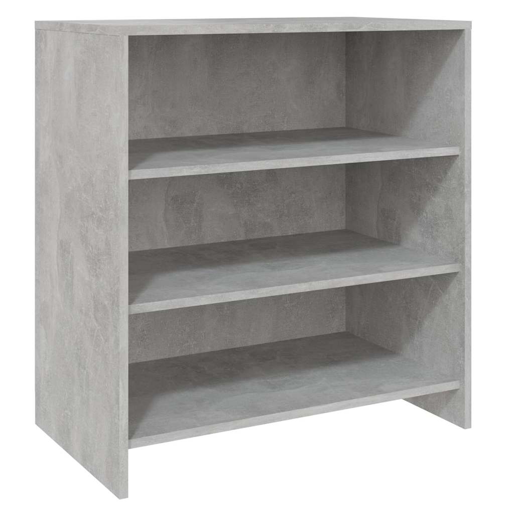 Vidaxl dressoir 70x40,5x75 cm bewerkt hout betongrijs