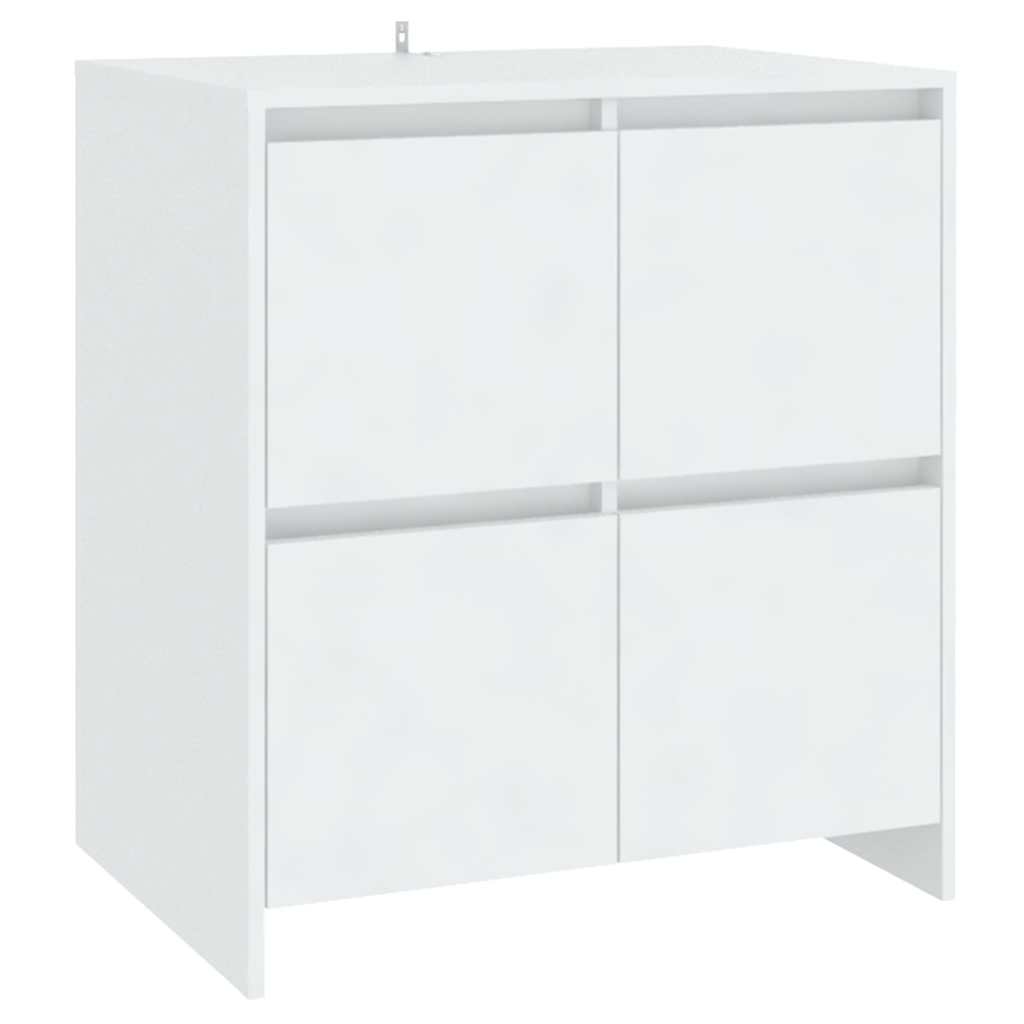 Vidaxl dressoir 70x41x75 cm bewerkt hout wit