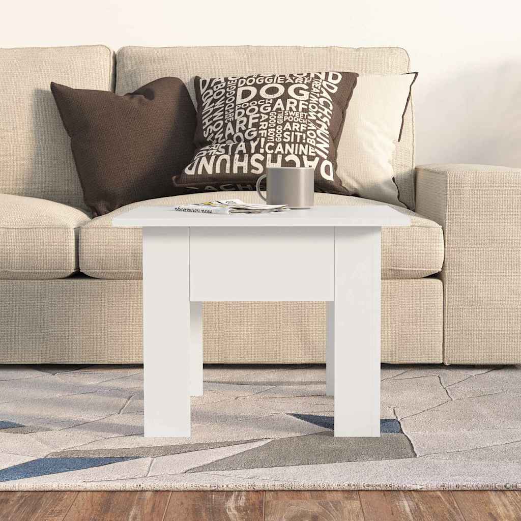 Vidaxl salontafel 55x55x42 cm bewerkt hout wit