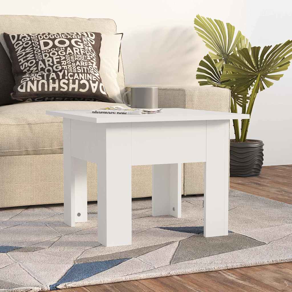 Vidaxl salontafel 55x55x42 cm bewerkt hout wit