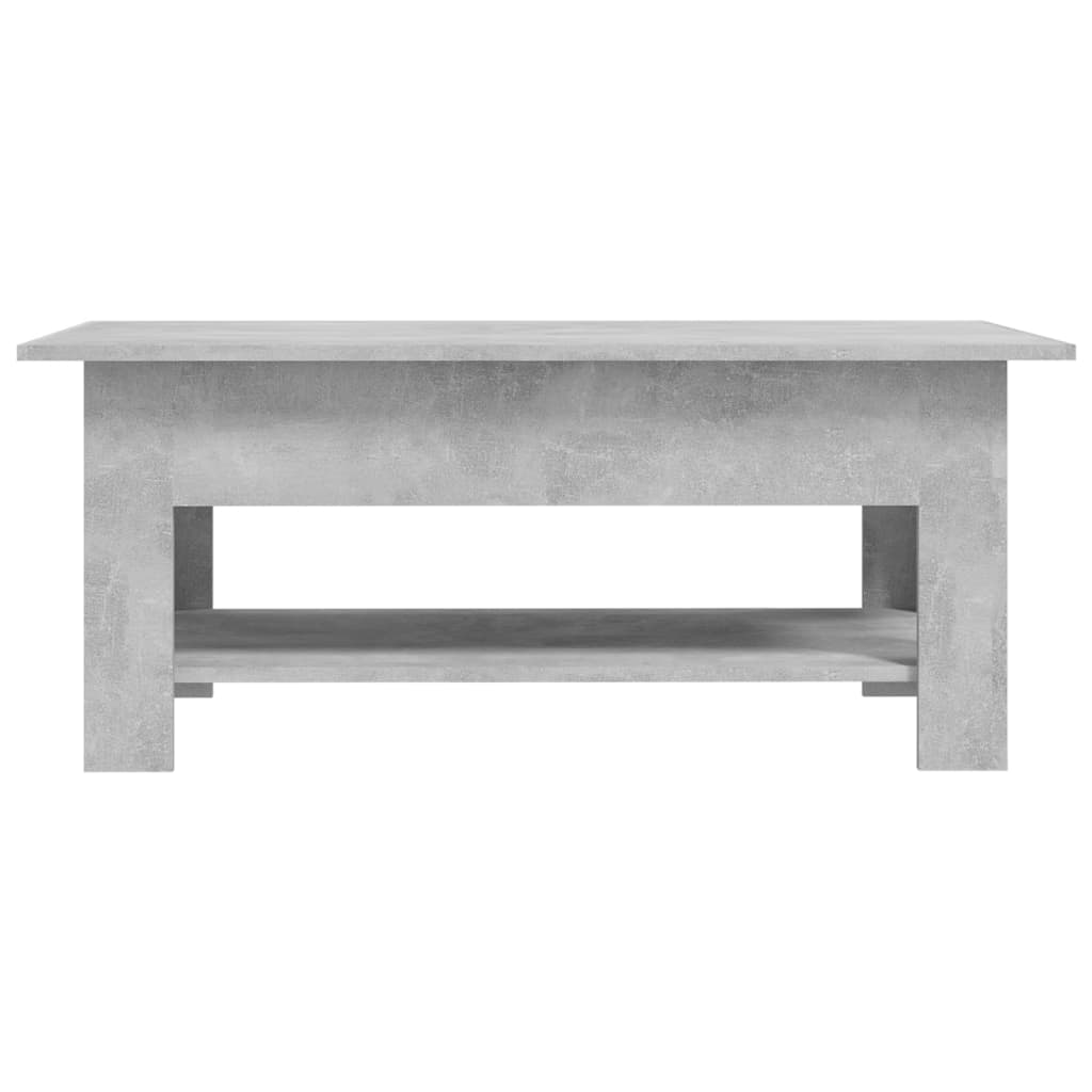 Vidaxl salontafel 102x55x42 cm bewerkt hout betongrijs