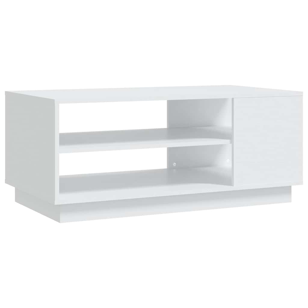 Vidaxl salontafel 102x55x43 cm bewerkt hout wit