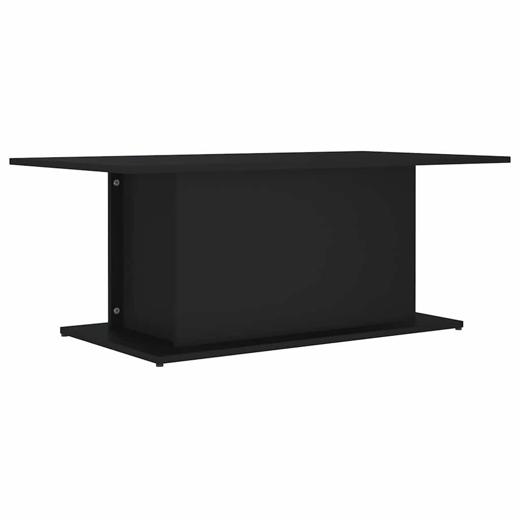 Vidaxl salontafel 102x55,5x40 cm bewerkt hout zwart
