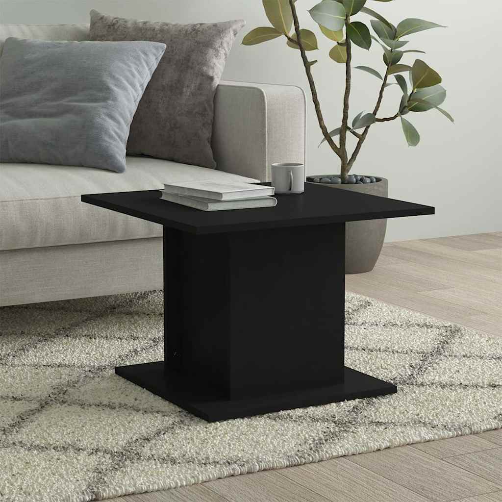 Vidaxl salontafel 55,5x55,5x40 cm bewerkt hout zwart