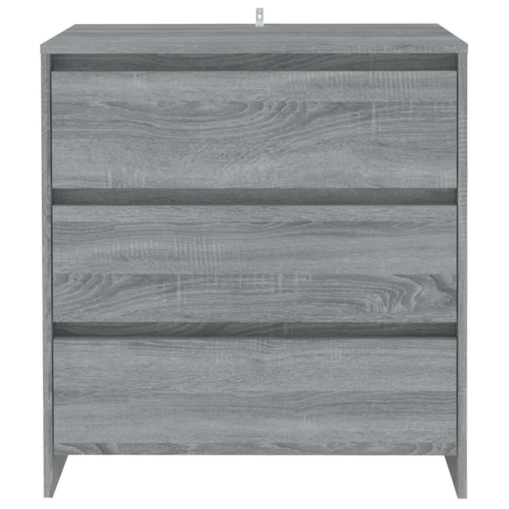 Vidaxl dressoir 70x41x75 cm bewerkt hout grijs sonoma eikenkleurig