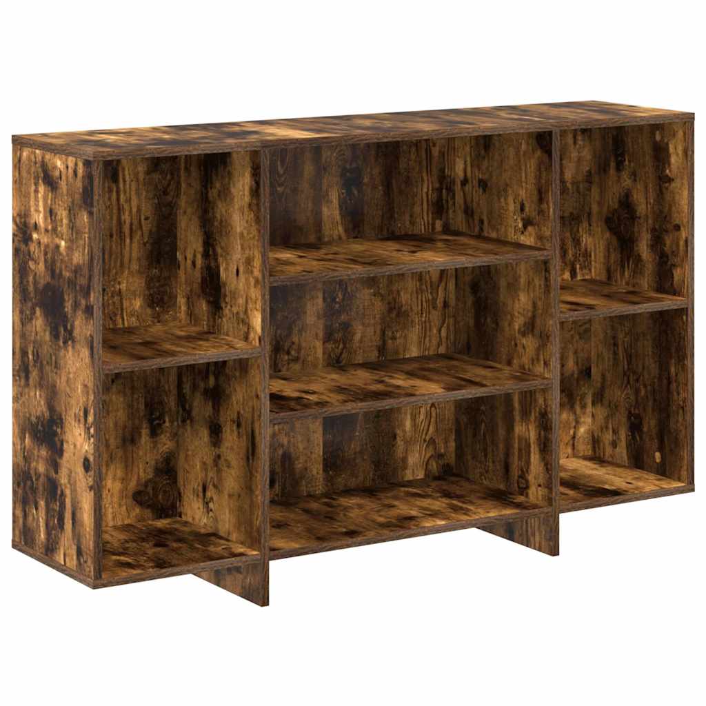 Vidaxl dressoir 120x30x75 cm bewerkt hout gerookt eikenkleurig