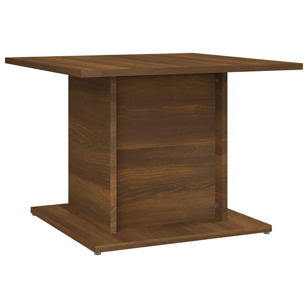 Vidaxl salontafel 55,5x55,5x40 cm bewerkt hout bruin eikenkleur