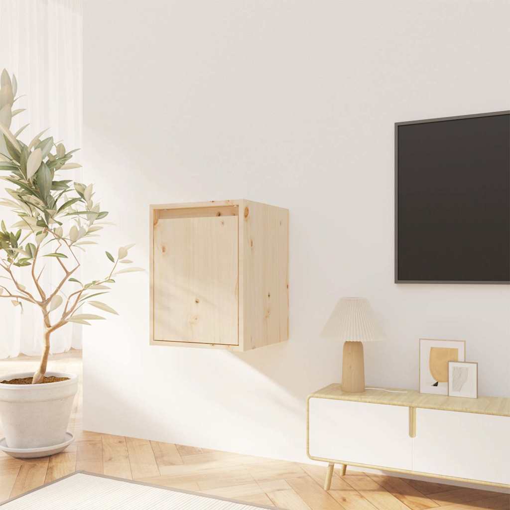 Vidaxl wandkast 30x30x40 cm massief grenenhout