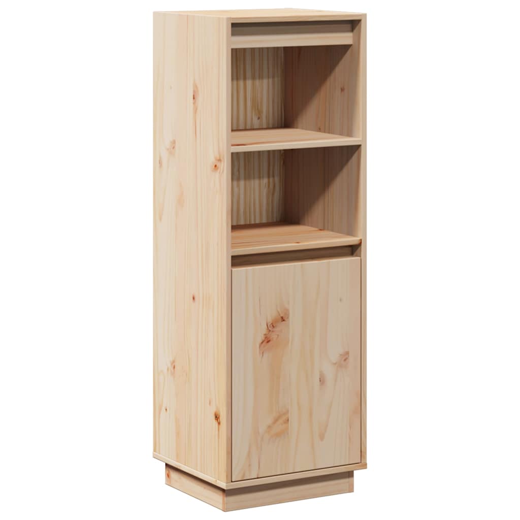 Vidaxl hoge kast 37x34x110 cm massief grenenhout