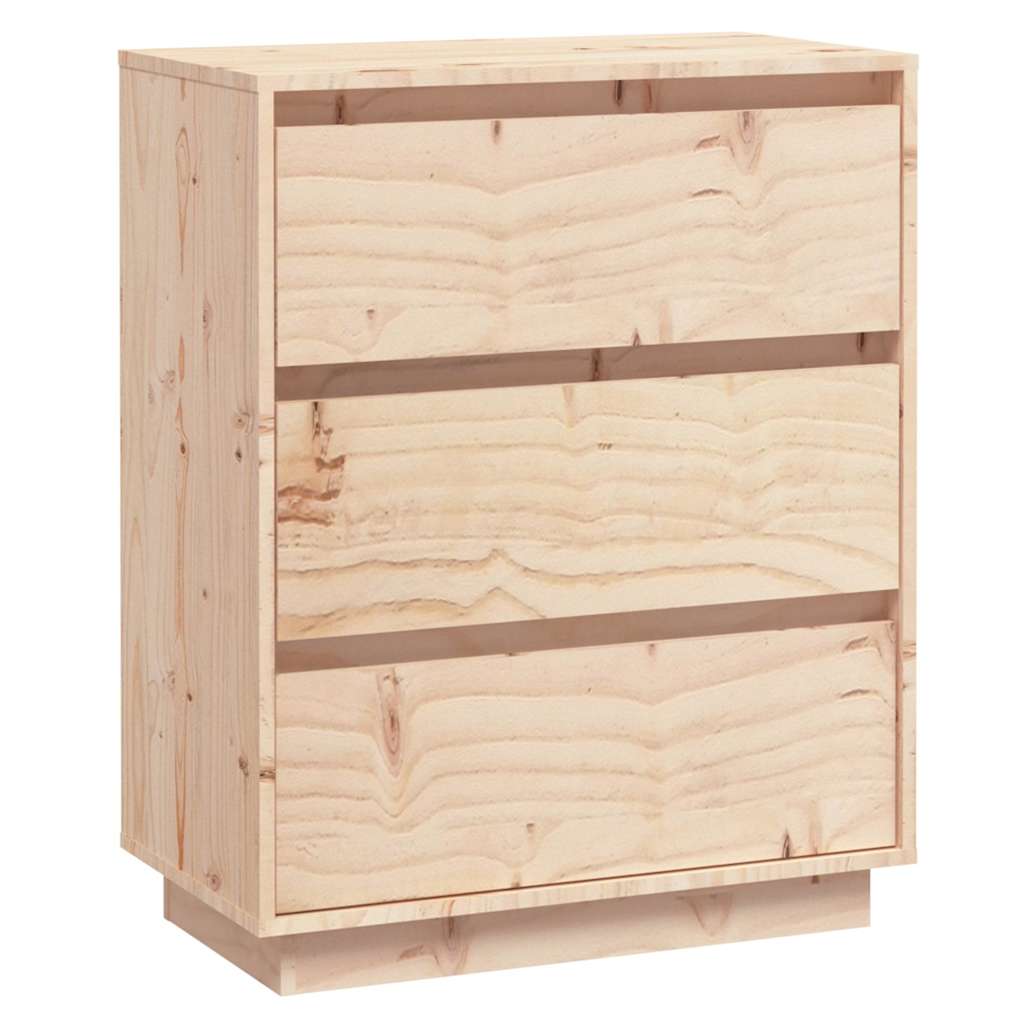 Vidaxl dressoir 60x34x75 cm massief grenenhout