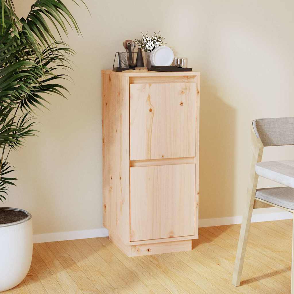 Vidaxl dressoir 31,5x34x75 cm massief grenenhout