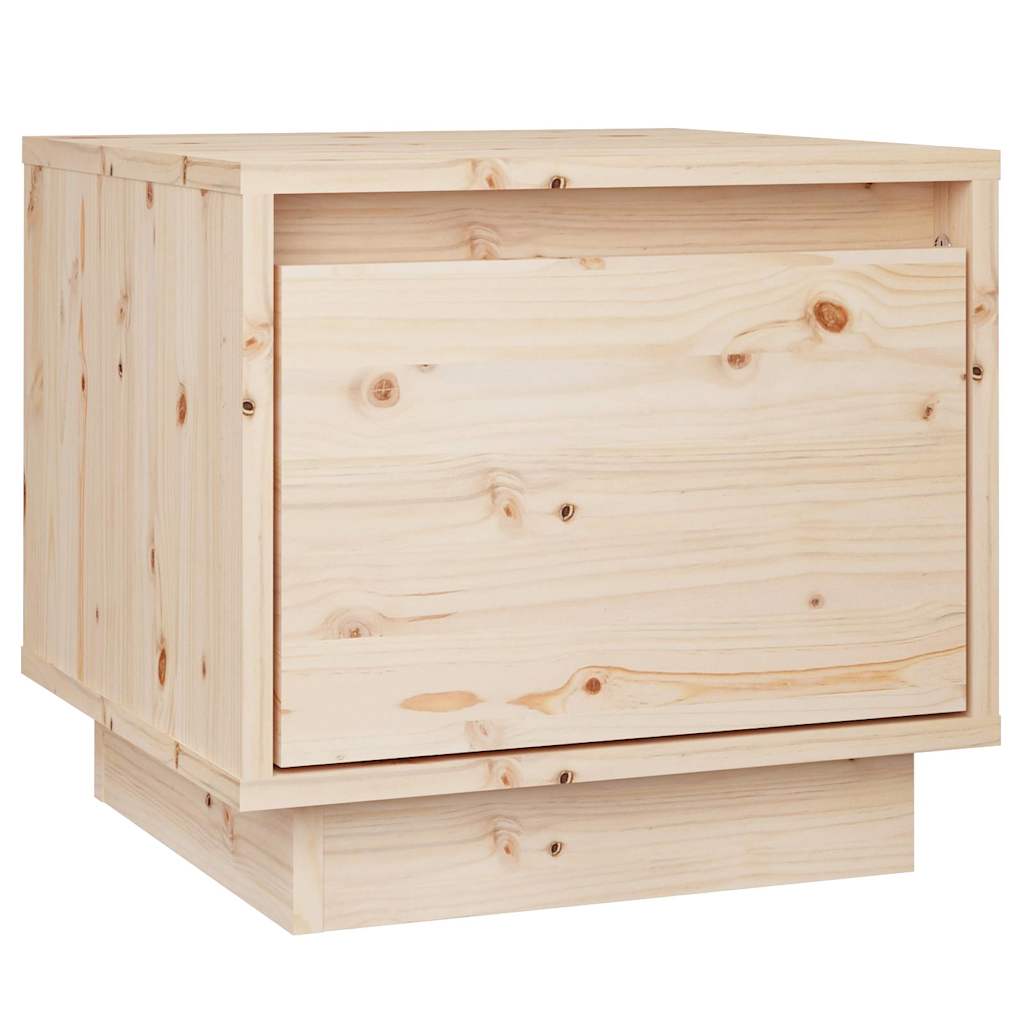 Vidaxl nachtkastje 35x34x32 cm massief grenenhout