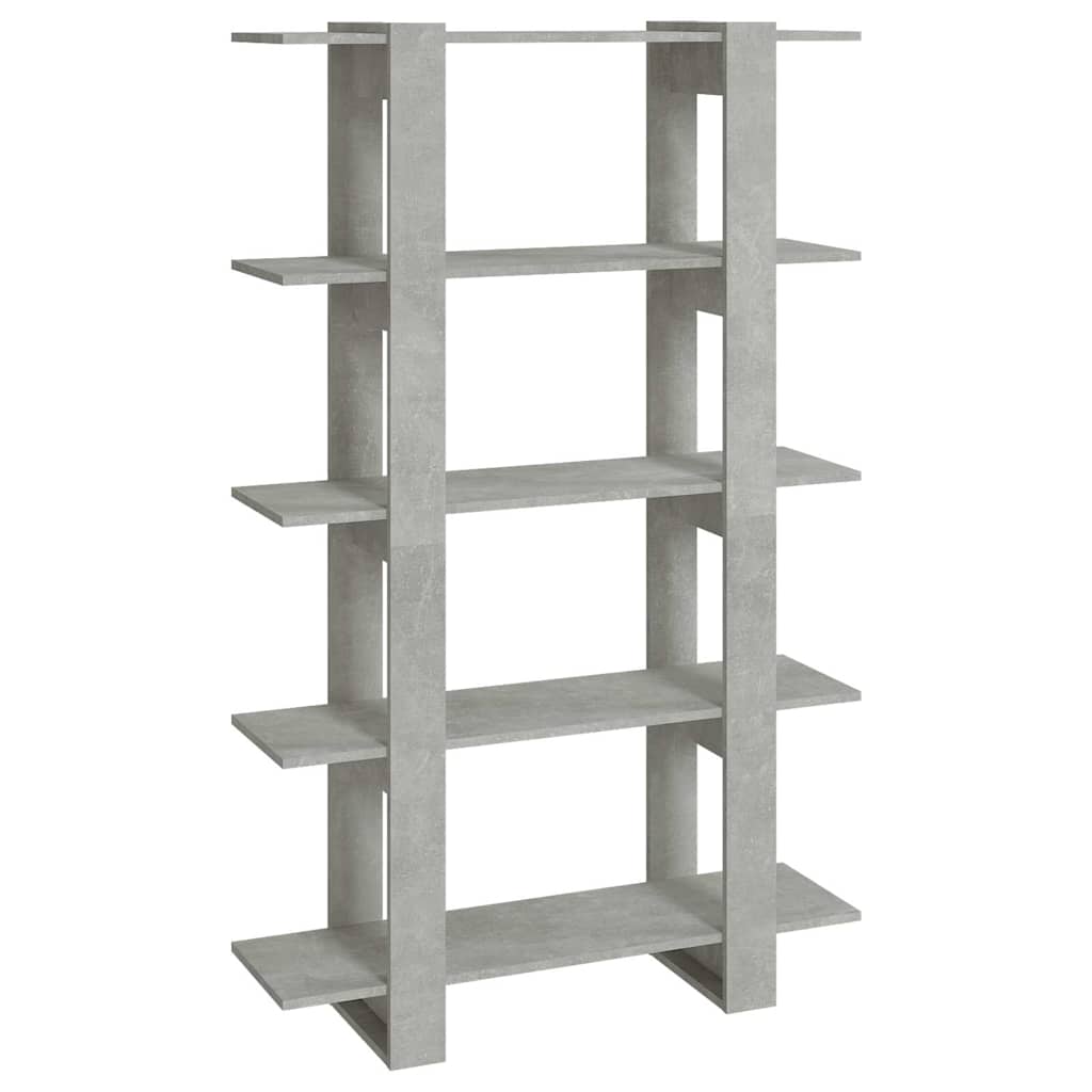 Vidaxl boekenkast kamerscherm 100x30x160 cm betongrijs