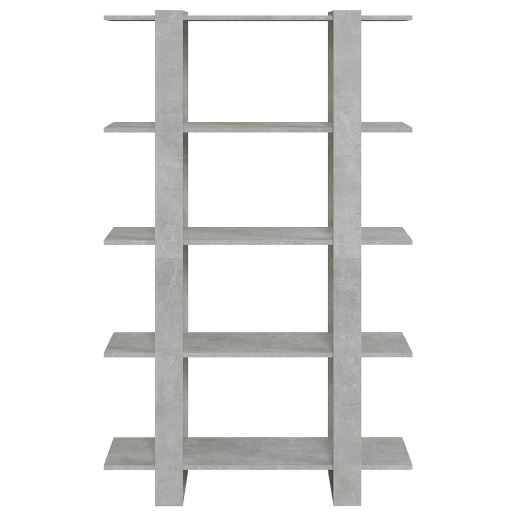 Vidaxl boekenkast kamerscherm 100x30x160 cm betongrijs