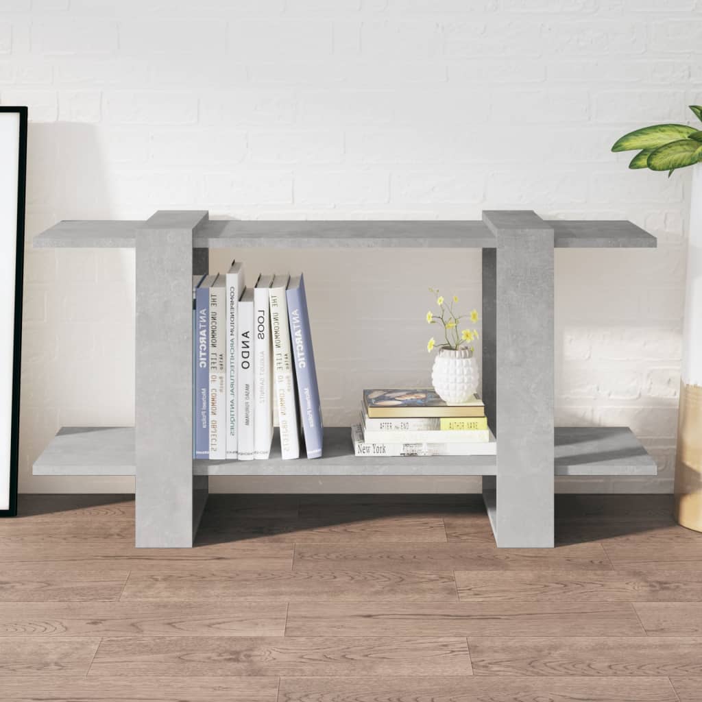 Vidaxl boekenkast 100x30x51 cm bewerkt hout betongrijs