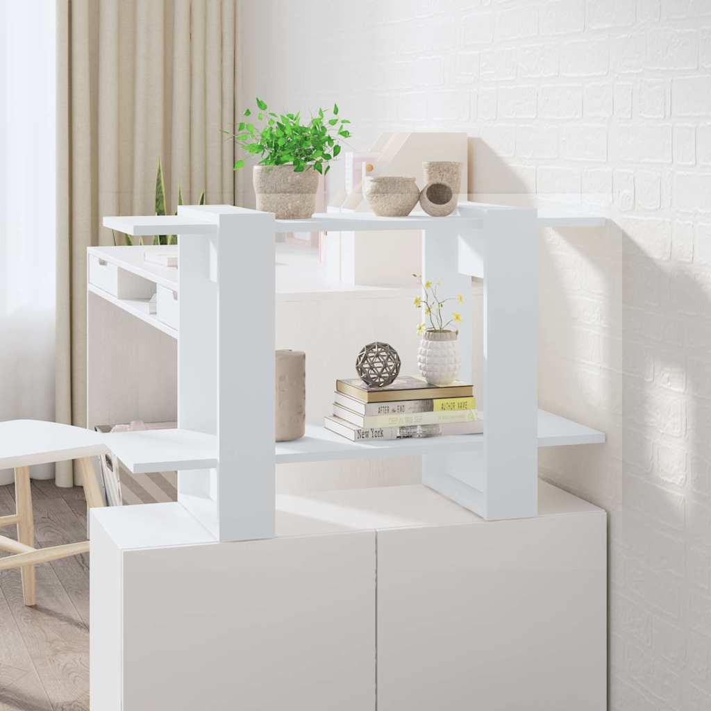 Vidaxl boekenkast kamerscherm 80x30x51 cm wit