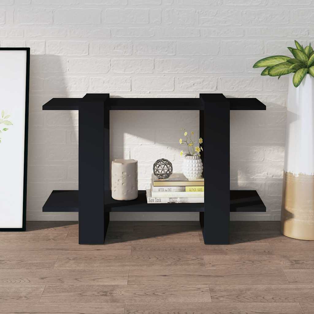 Vidaxl boekenkast kamerscherm 80x30x51 cm zwart