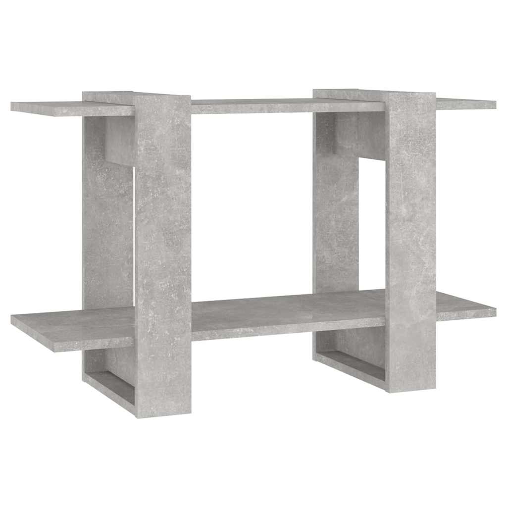 Vidaxl boekenkast kamerscherm 80x30x51 cm betongrijs