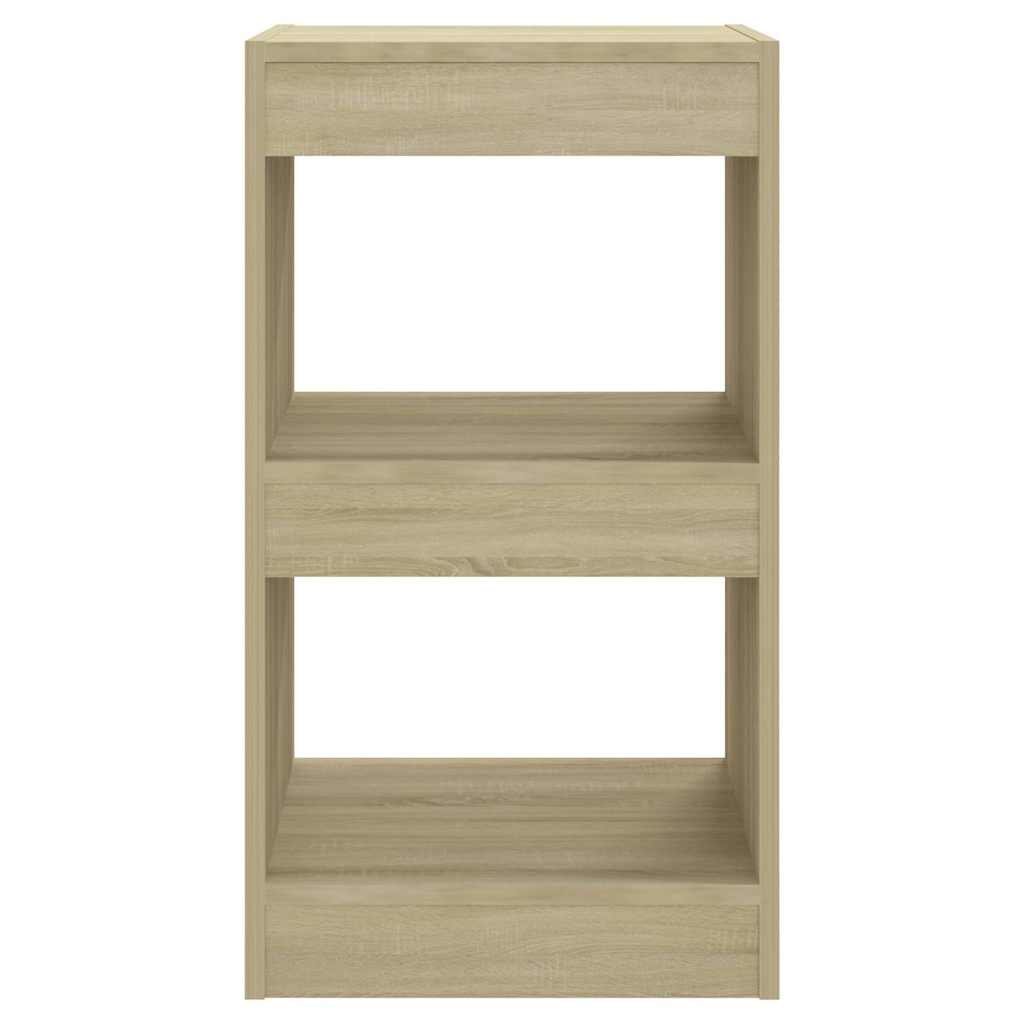 Vidaxl boekenkast kamerscherm 40x30x72 cm sonoma eikenkleurig