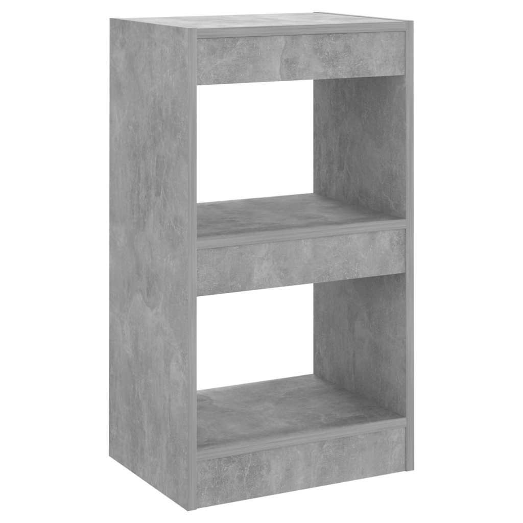 Vidaxl boekenkast kamerscherm 40x30x72 cm betongrijs