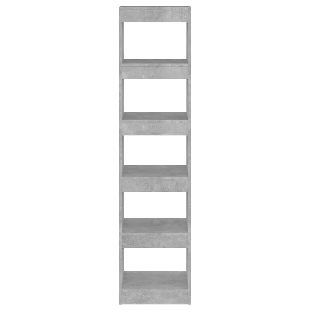 Vidaxl boekenkast kamerscherm 40x30x166 cm betongrijs