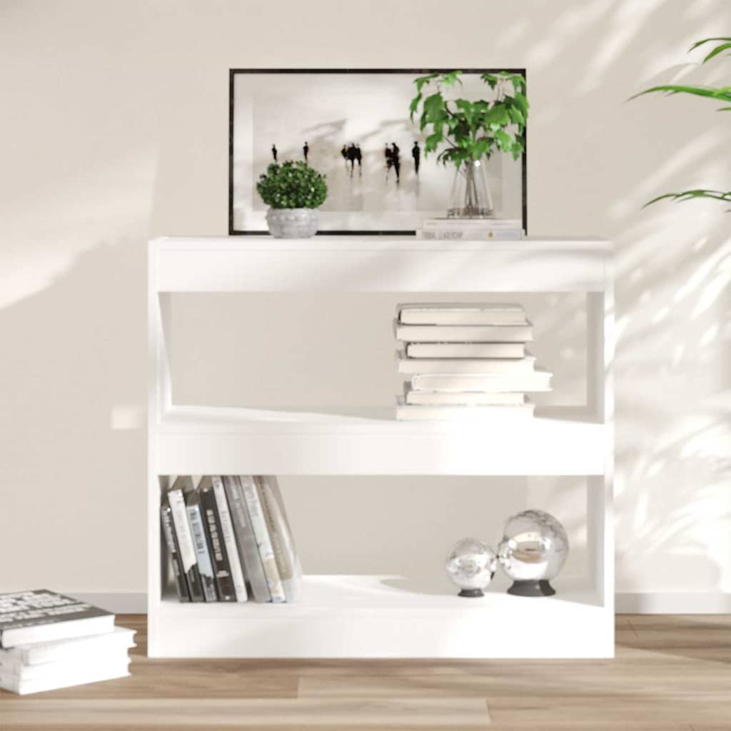 Vidaxl boekenkast kamerscherm 80x30x72 cm wit