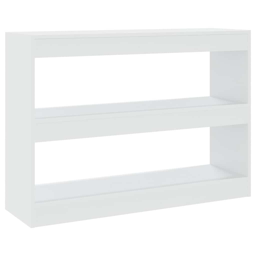 Vidaxl boekenkast kamerscherm 100x30x72 cm wit