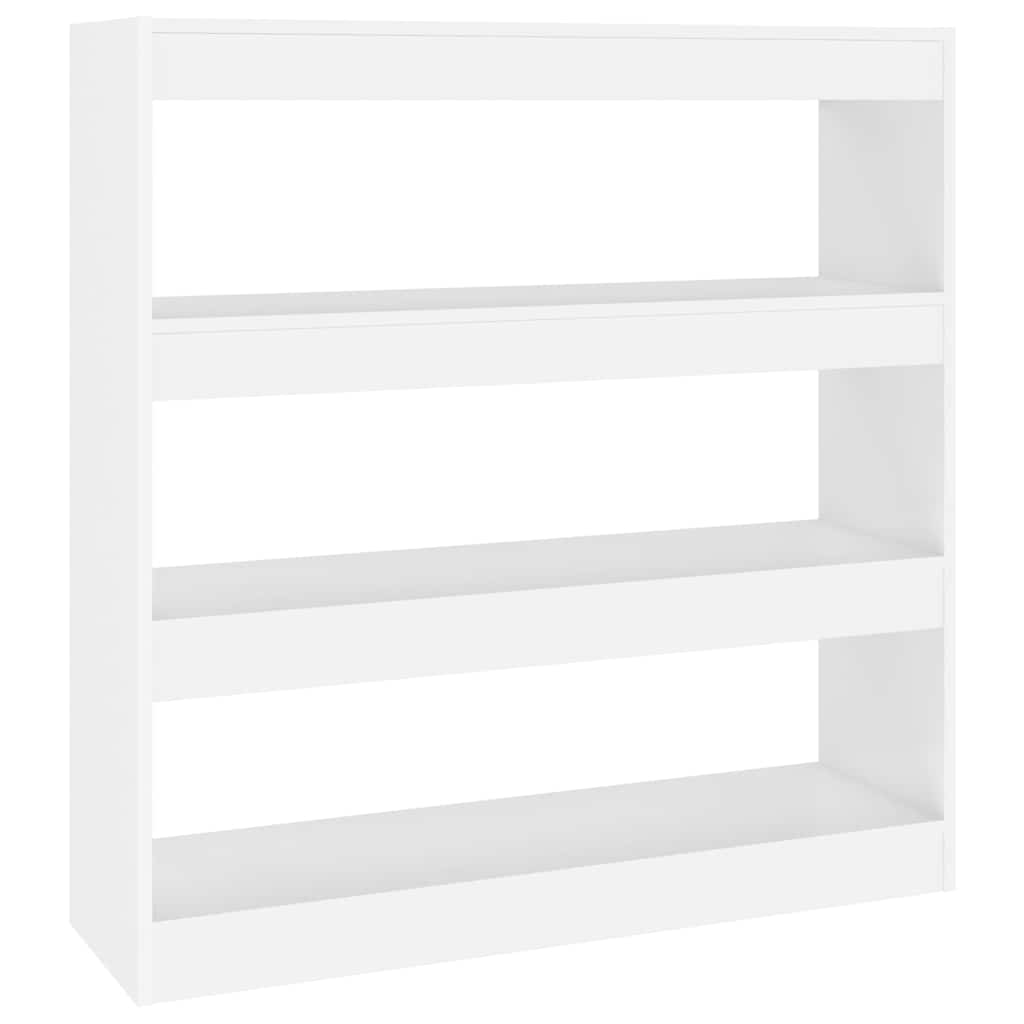 Vidaxl boekenkast kamerscherm 100x30x103 cm wit