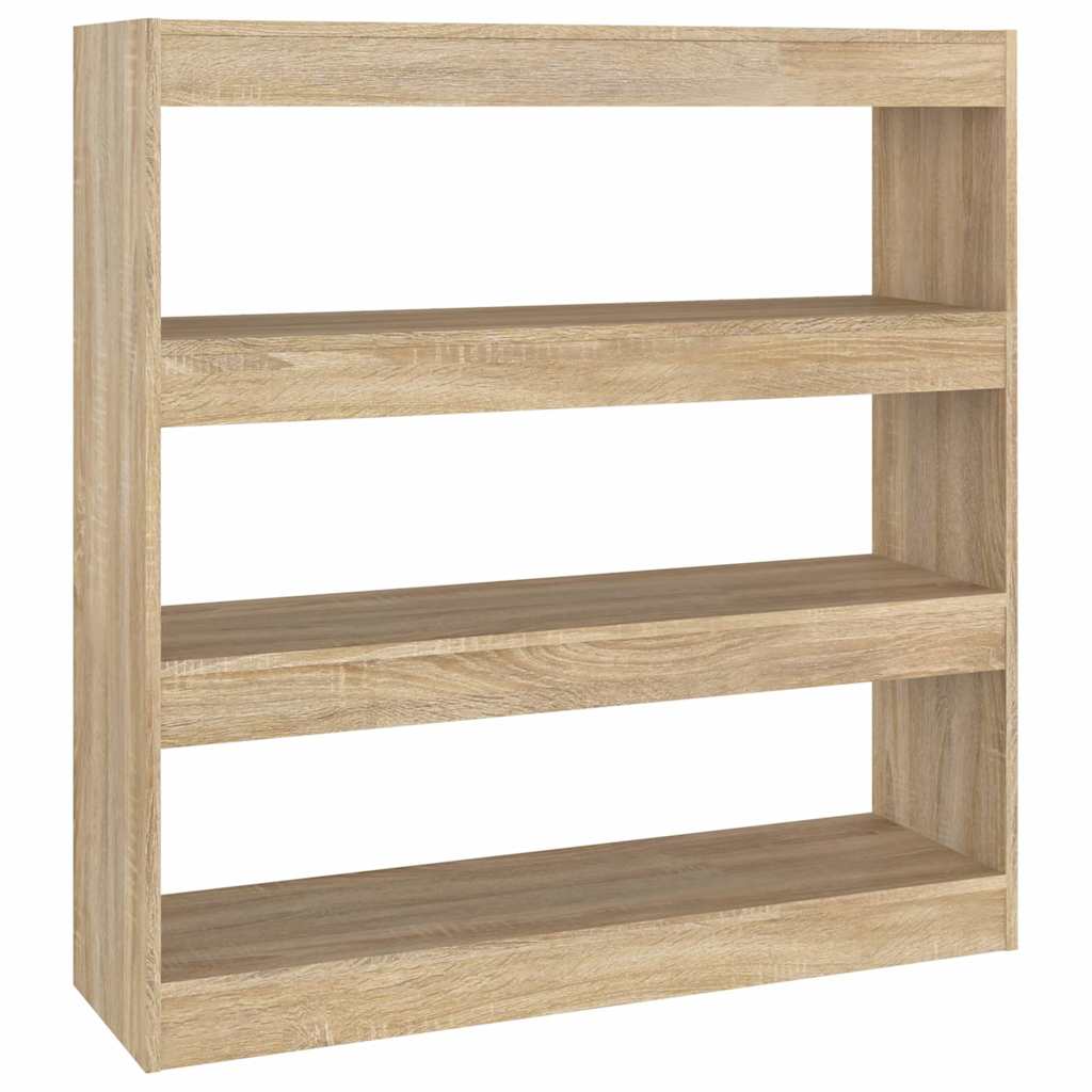 Vidaxl boekenkast kamerscherm 100x30x103 cm sonoma eikenkleurig