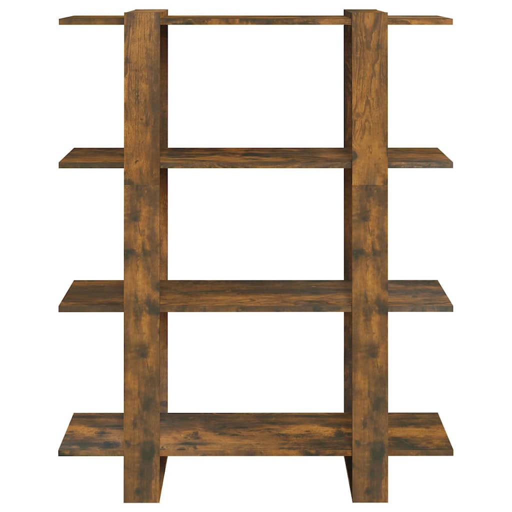 Vidaxl boekenkast kamerscherm 100x30x123,5 cm gerookt eikenkleurig