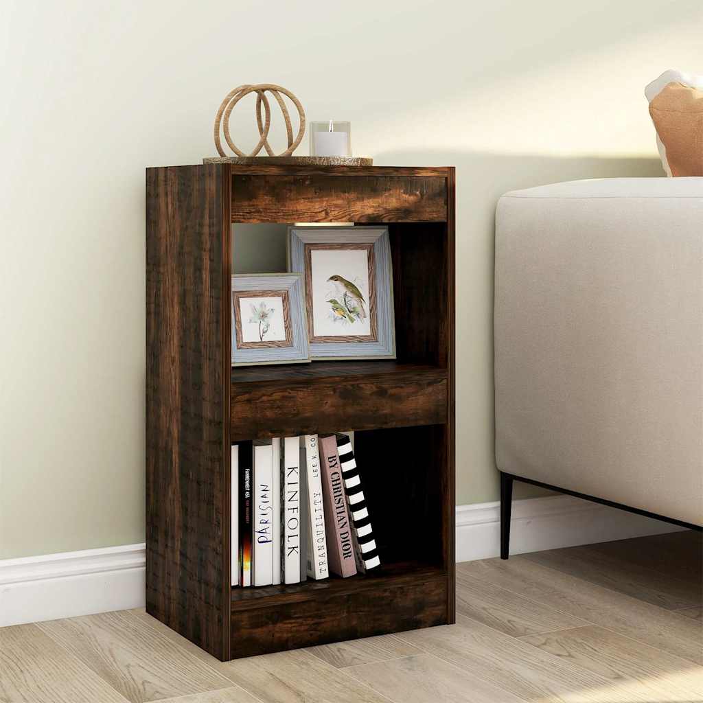 Vidaxl boekenkast kamerscherm 40x30x72 cm gerookt eikenkleurig
